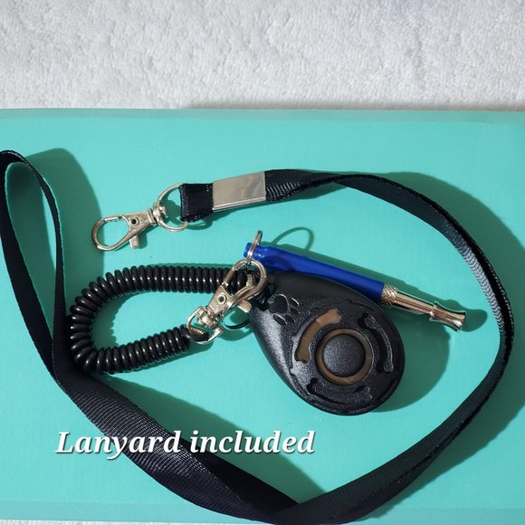 Ultrasonic Blue Dog Whistle AND Black Dog Training Clicker - Picture 7 of 7